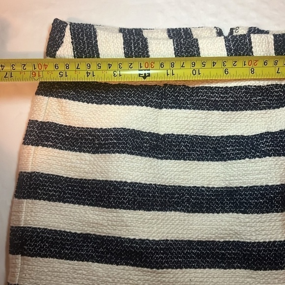 Forever 21 tweed skirt size M striped academia mini - Picture 7 of 8